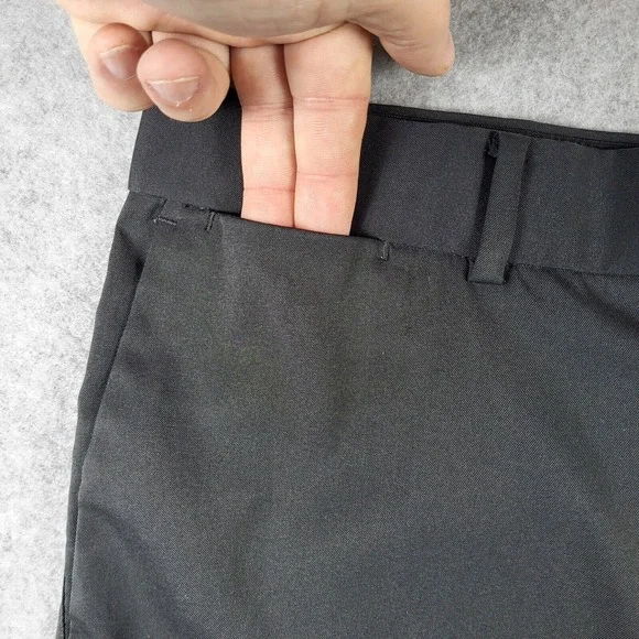 Nike Shorts Men's 34 Black Flat Front Dri-Fit Standard Fit Pockets Golf Casual - Picture 4 of 14